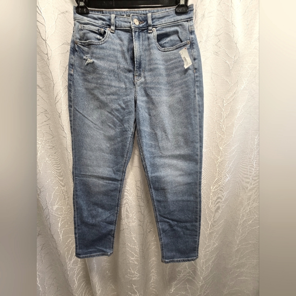 American Eagle NWTO mom jeans sz 6 light wash never worn